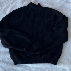 Zara Black Knit Turtleneck Sweater
